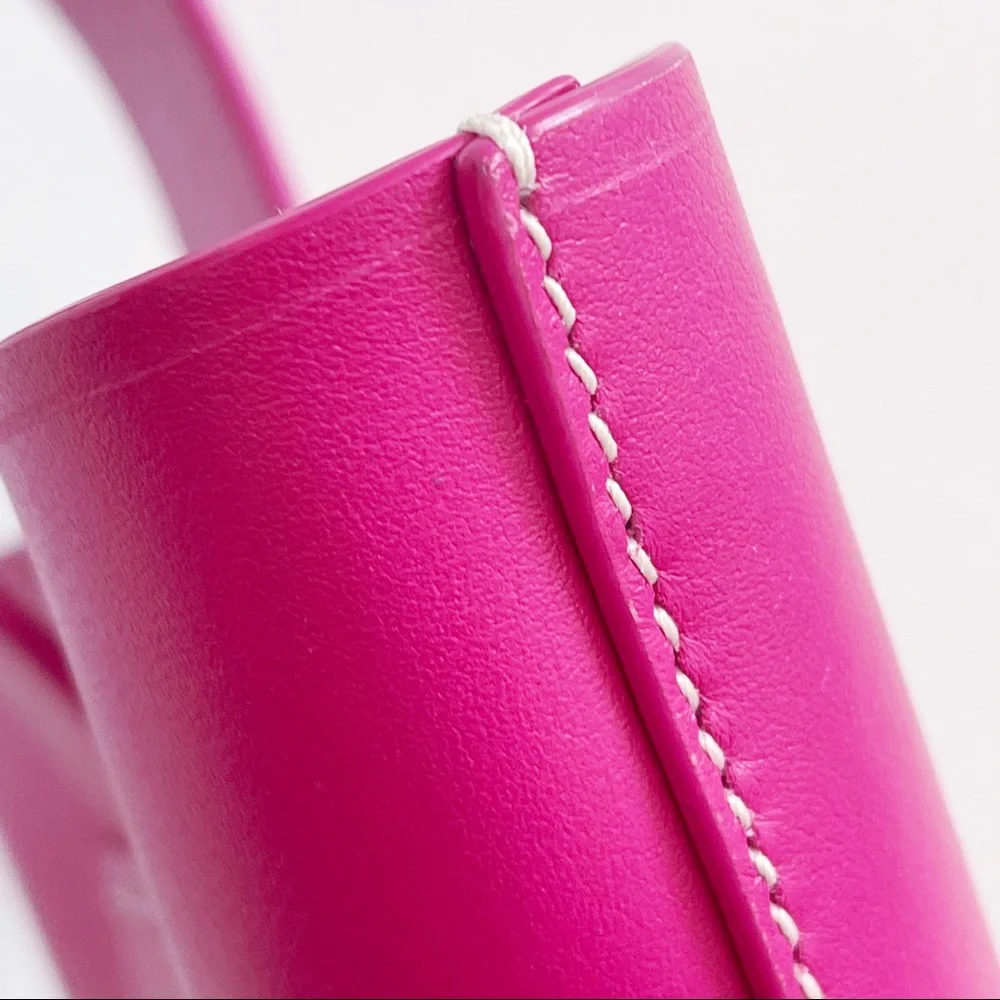 Carolina Santo Domingo Bright Pink Mini Tote Bag - Picture 8 of 14